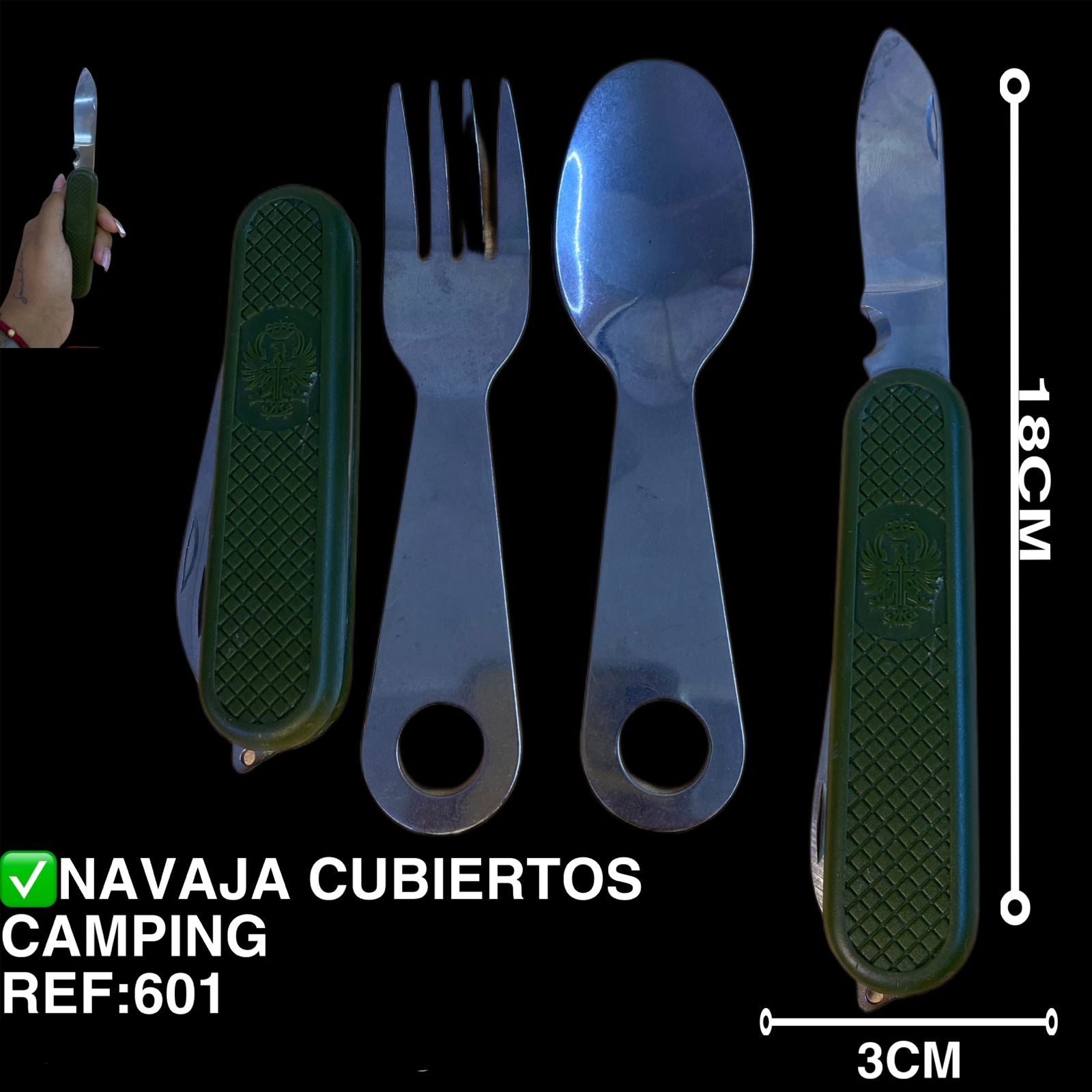 NAVAJA CUBIERTOS CAMPING NAVAJA CUBIERTOS CAMPING